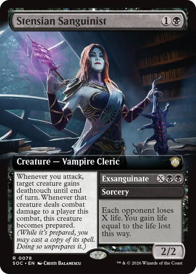 Stensian Sanguinist (Extended Art) (Commander: Secrets of Strixhaven) (78)