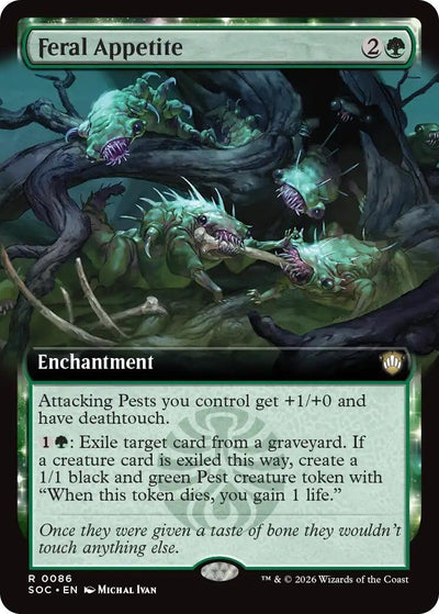 Feral Appetite (Extended Art) (Commander: Secrets of Strixhaven) (86)