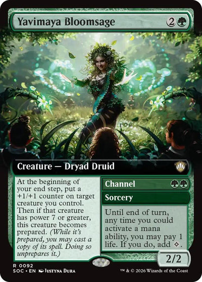 Yavimaya Bloomsage (Extended Art) (Commander: Secrets of Strixhaven) (92)