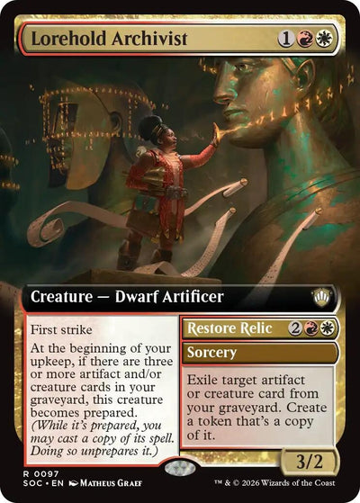 Lorehold Archivist (Extended Art) (Commander: Secrets of Strixhaven) (97)
