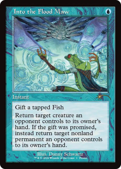 Into the Flood Maw (Retro Frame) (WPN & Gateway Promos) (1) (WPN)