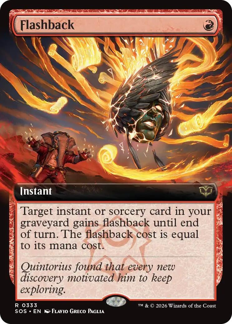Image for Flashback (Extended Art) (Secrets of Strixhaven) (333) - Magic: The Gathering