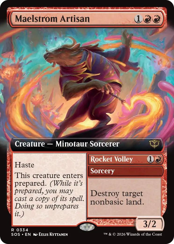 Image for Maelstrom Artisan (Extended Art) (Secrets of Strixhaven) (334) - Magic: The Gathering