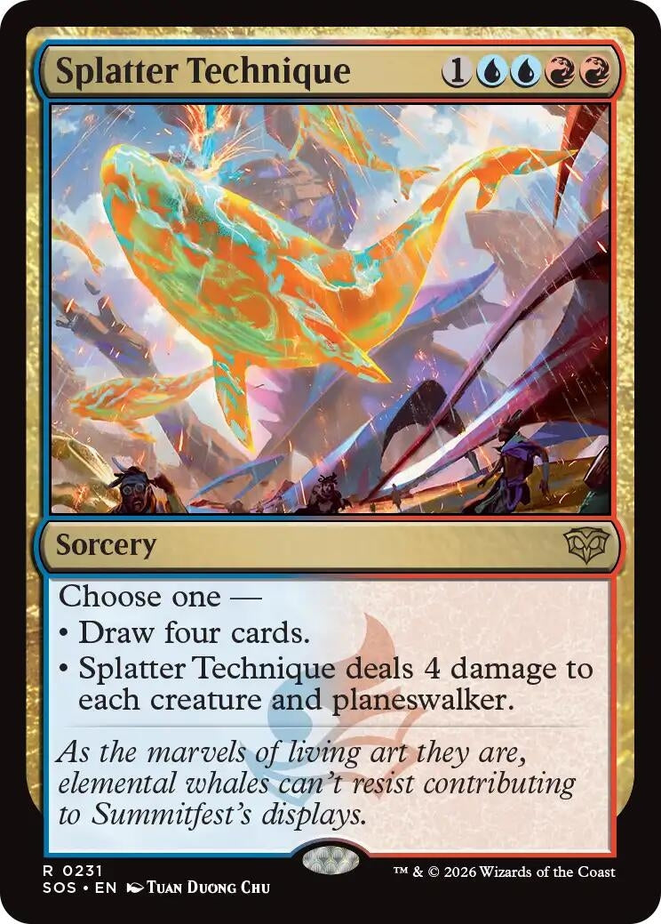Image for Splatter Technique (Secrets of Strixhaven) (231) - Magic: The Gathering