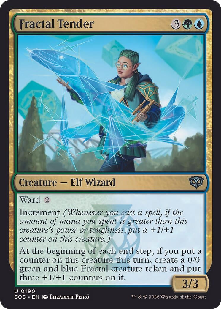 Image for Fractal Tender (Secrets of Strixhaven) (190) - Magic: The Gathering
