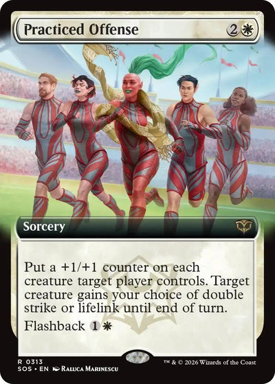 Practiced Offense (Extended Art) (Secrets of Strixhaven) (313)