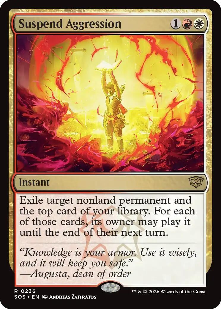 Image for Suspend Aggression (Secrets of Strixhaven) (236) - Magic: The Gathering