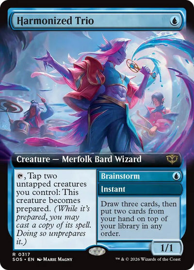 Harmonized Trio (Extended Art) (Secrets of Strixhaven) (317)