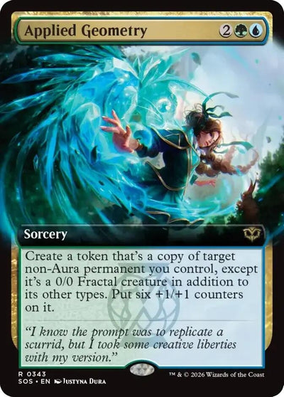 Applied Geometry (Extended Art) (Secrets of Strixhaven) (343)