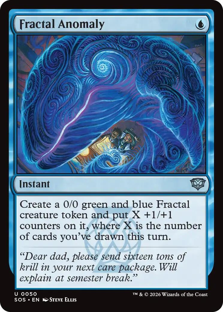 Image for Fractal Anomaly (Secrets of Strixhaven) (50) - Magic: The Gathering