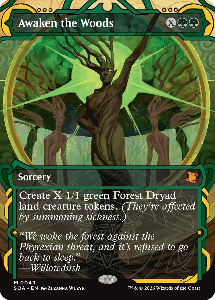 Image for Awaken the Woods (Secrets of Strixhaven: Mystical Archive) (49) - Magic: The Gathering