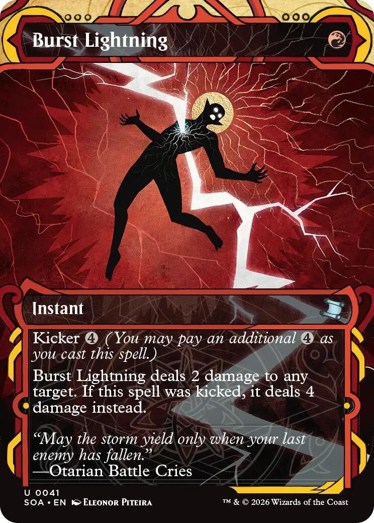 Image for Burst Lightning (Secrets of Strixhaven: Mystical Archive) (41) - Magic: The Gathering