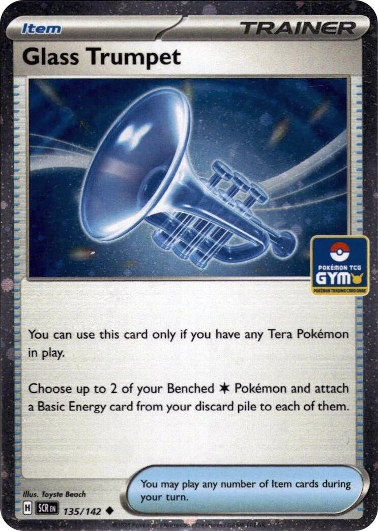 Image for Glass Trumpet (Gym Stamp Asia Exclusive) (Miscellaneous Cards & Products) (135/142) - Pokemon