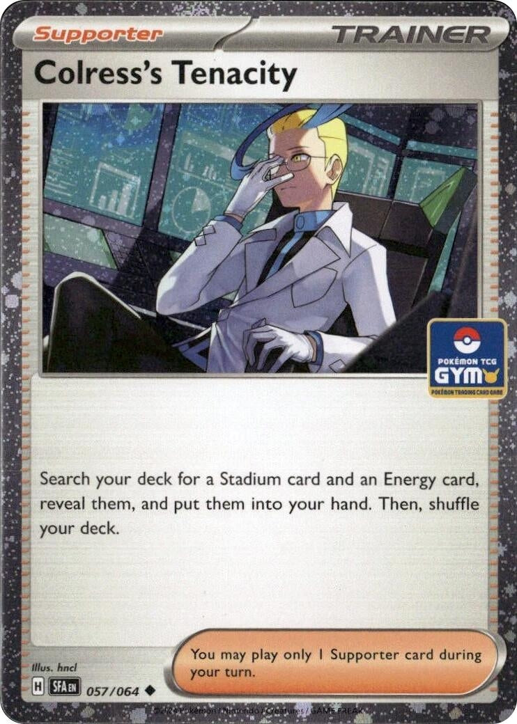 Image for Colress's Tenacity (Gym Stamp Asia Exclusive) (Miscellaneous Cards & Products) (057/064) - Pokemon