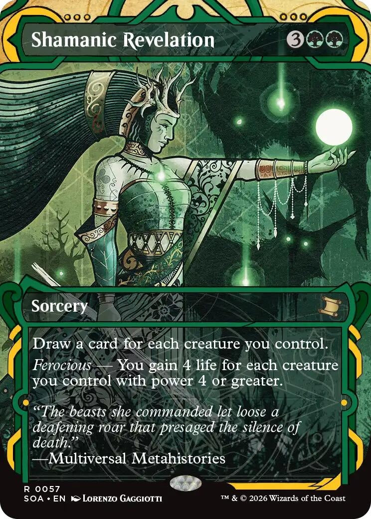 Image for Shamanic Revelation (Secrets of Strixhaven: Mystical Archive) (57) - Magic: The Gathering
