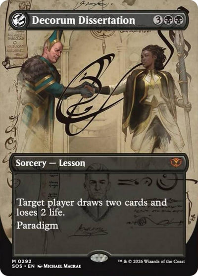 Decorum Dissertation (Borderless) (Secrets of Strixhaven) (292)