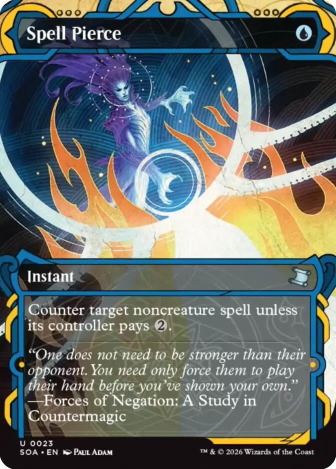 Image for Spell Pierce (Secrets of Strixhaven: Mystical Archive) (23) - Magic: The Gathering