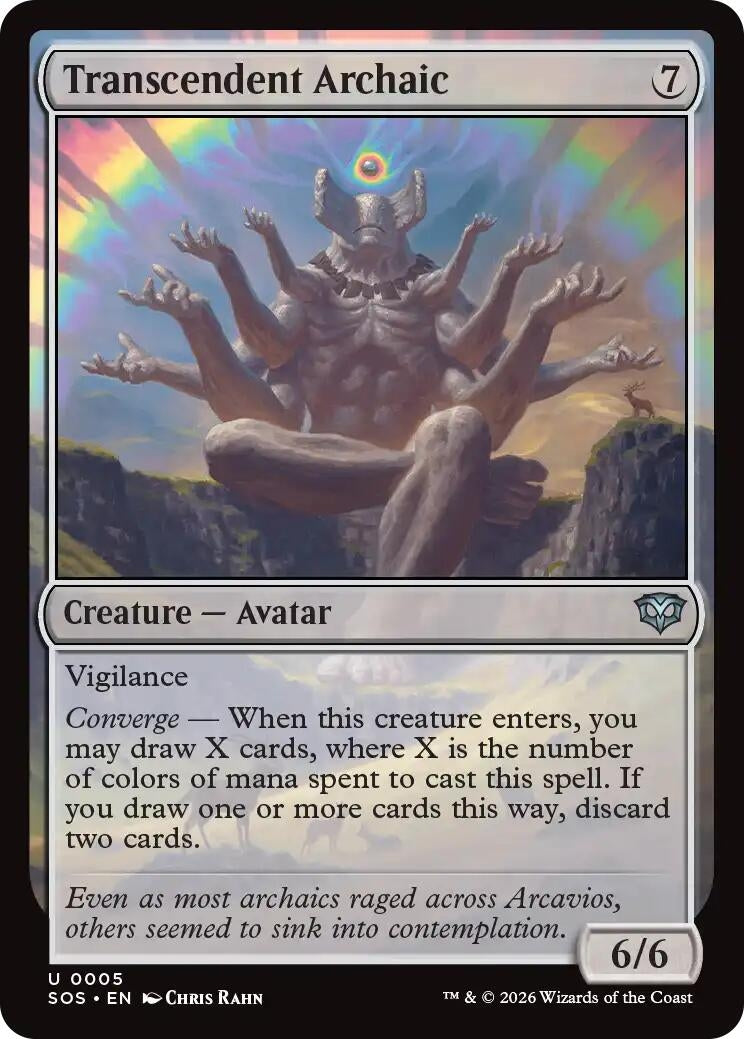 Image for Transcendent Archaic (Secrets of Strixhaven) (5) - Magic: The Gathering