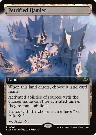 Petrified Hamlet (Extended Art) (Secrets of Strixhaven) (362)