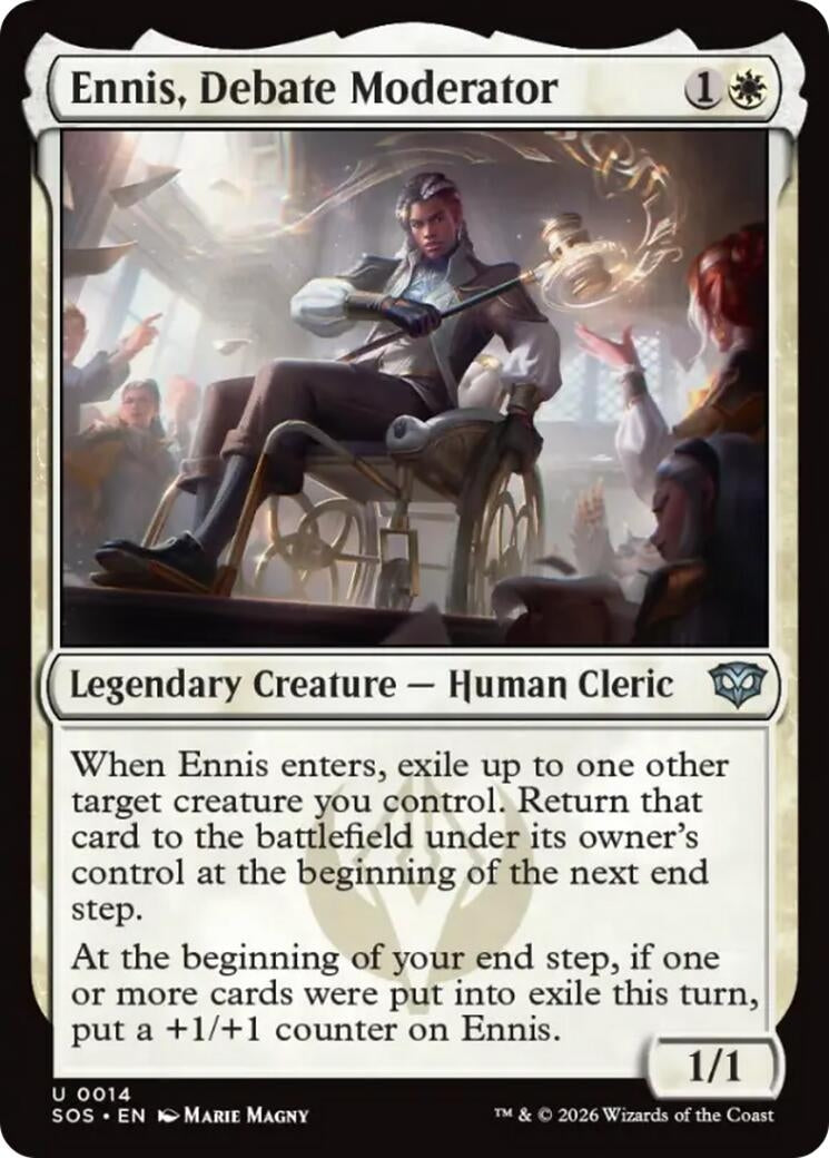 Image for Ennis, Debate Moderator (Secrets of Strixhaven) (14) - Magic: The Gathering