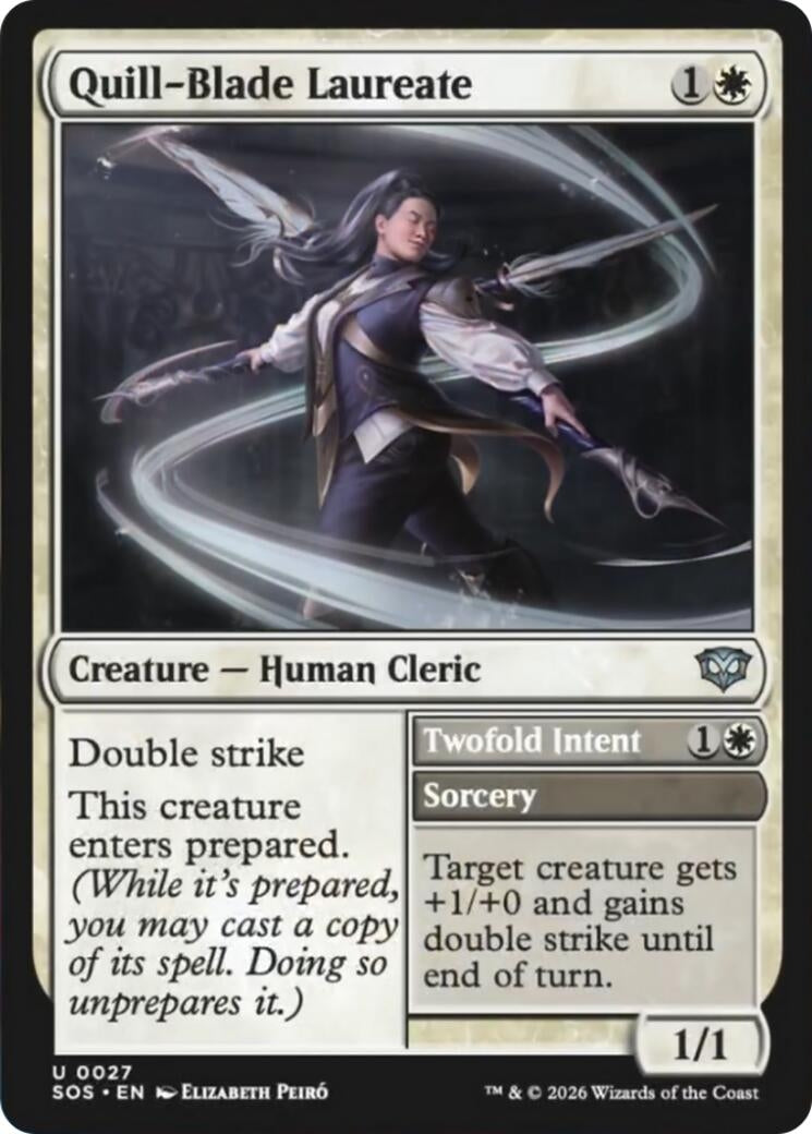 Image for Quill-Blade Laureate (Secrets of Strixhaven) (27) - Magic: The Gathering