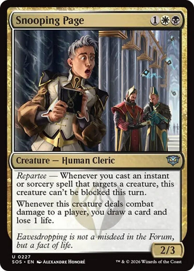 Snooping Page (Secrets of Strixhaven) (227)