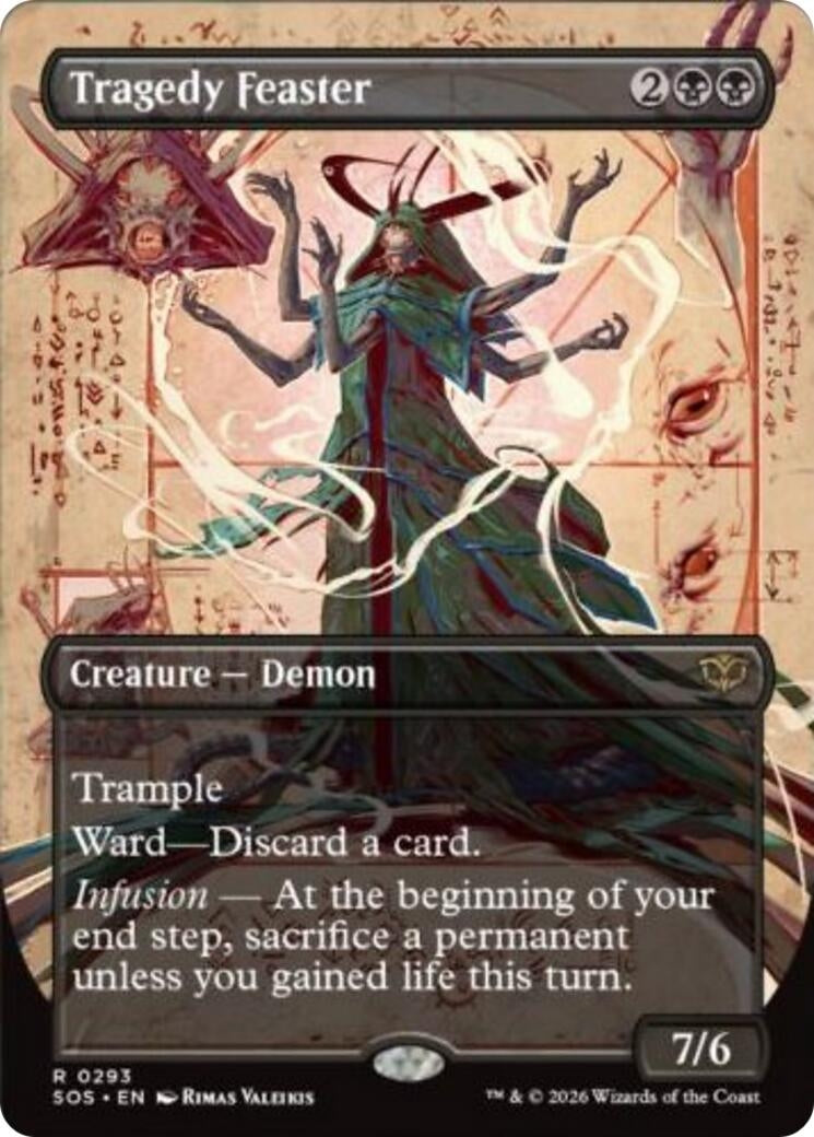 Image for Tragedy Feaster (Borderless) (Secrets of Strixhaven) (293) - Magic: The Gathering