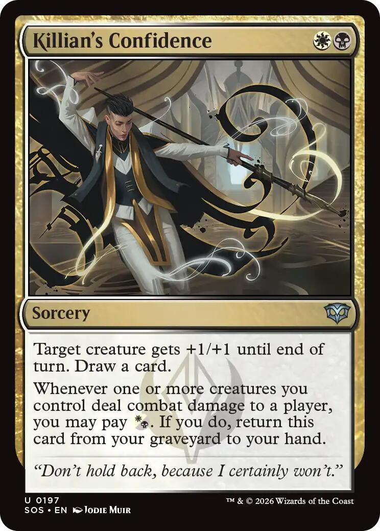 Image for Killian's Confidence (Secrets of Strixhaven) (197) - Magic: The Gathering