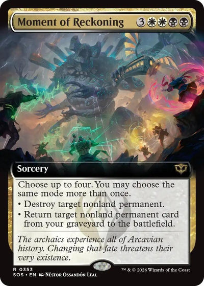 Moment of Reckoning (Extended Art) (Secrets of Strixhaven) (353)