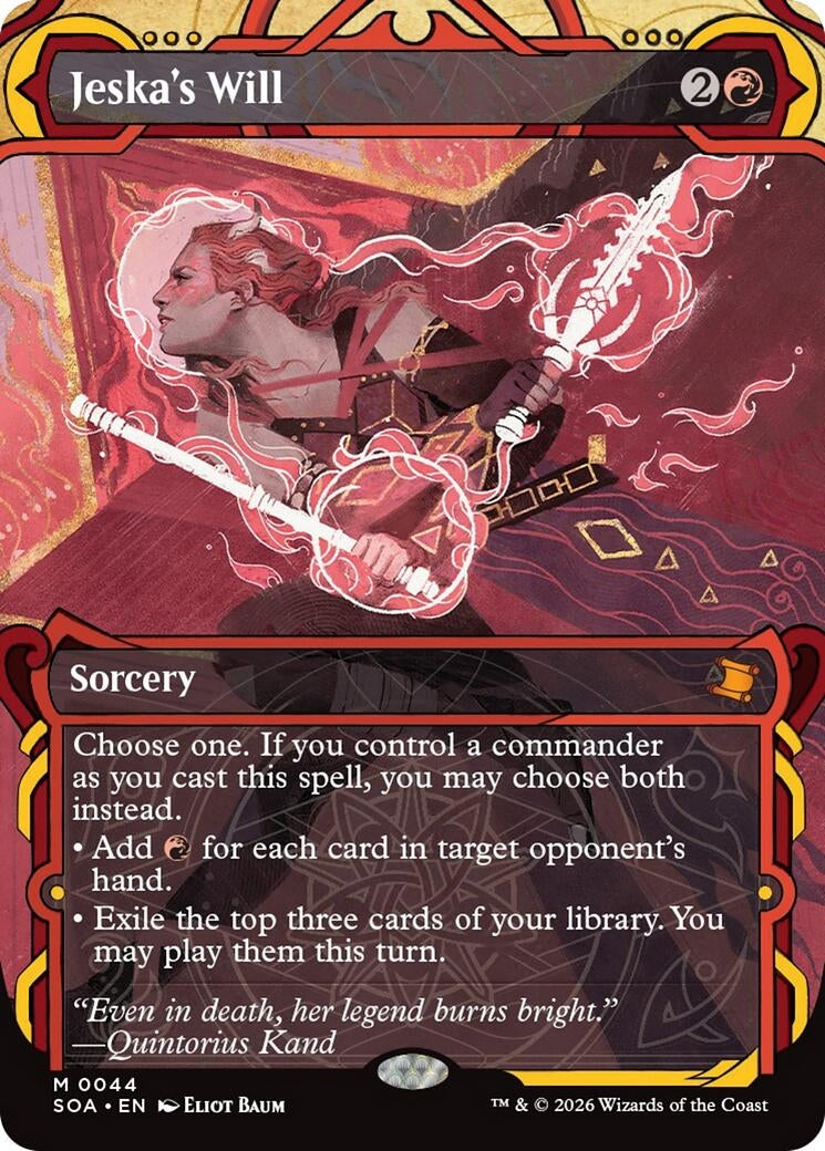 Image for Jeska's Will (Secrets of Strixhaven: Mystical Archive) (44) - Magic: The Gathering