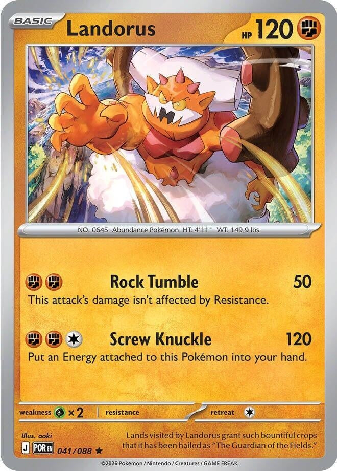 Image for Landorus - 041/088 (Non-Holo) (Deck Exclusives) (041/088) - Pokemon