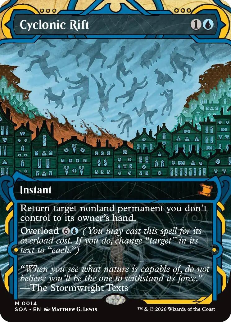 Image for Cyclonic Rift (Secrets of Strixhaven: Mystical Archive) (14) - Magic: The Gathering