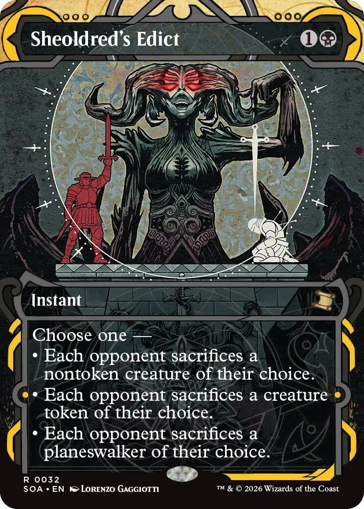 Image for Sheoldred's Edict (Secrets of Strixhaven: Mystical Archive) (32) - Magic: The Gathering