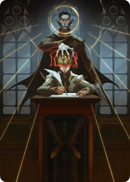 Image for Vampiric Tutor Art Card (Art Series: Secrets of Strixhaven) (45) (ASSOS) - Magic: The Gathering