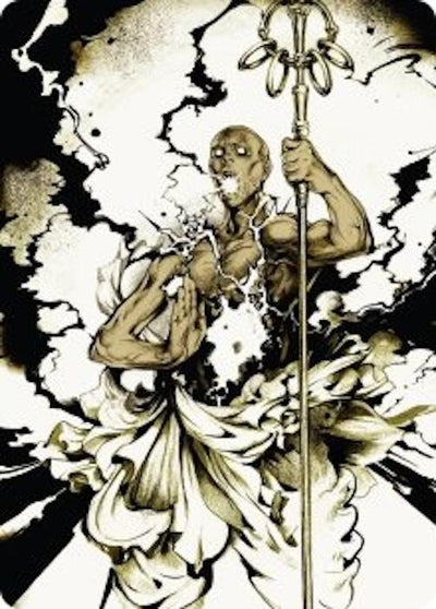Burst Lightning Art Card (Art Series: Secrets of Strixhaven) (51) (ASSOS)