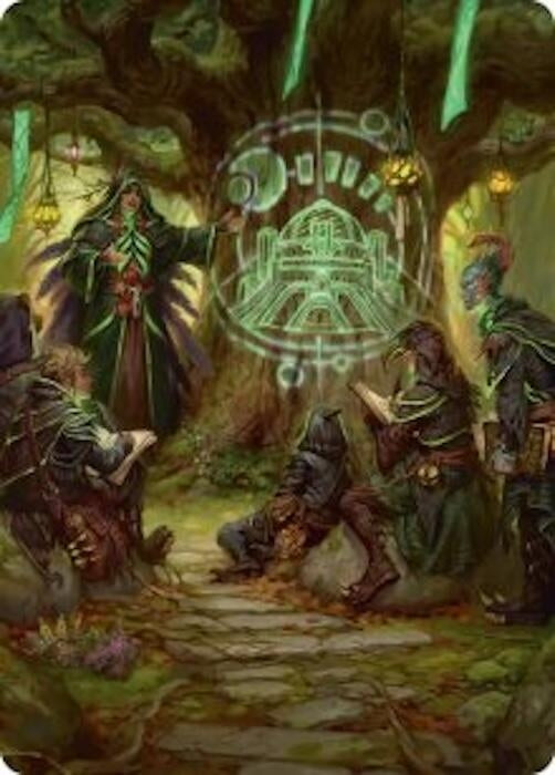 Image for Sylvan Library Art Card (Art Series: Secrets of Strixhaven) (42) (ASSOS) - Magic: The Gathering