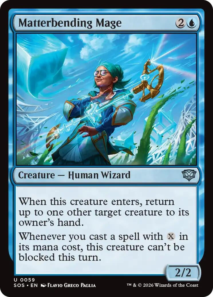 Image for Matterbending Mage (Secrets of Strixhaven) (59) - Magic: The Gathering