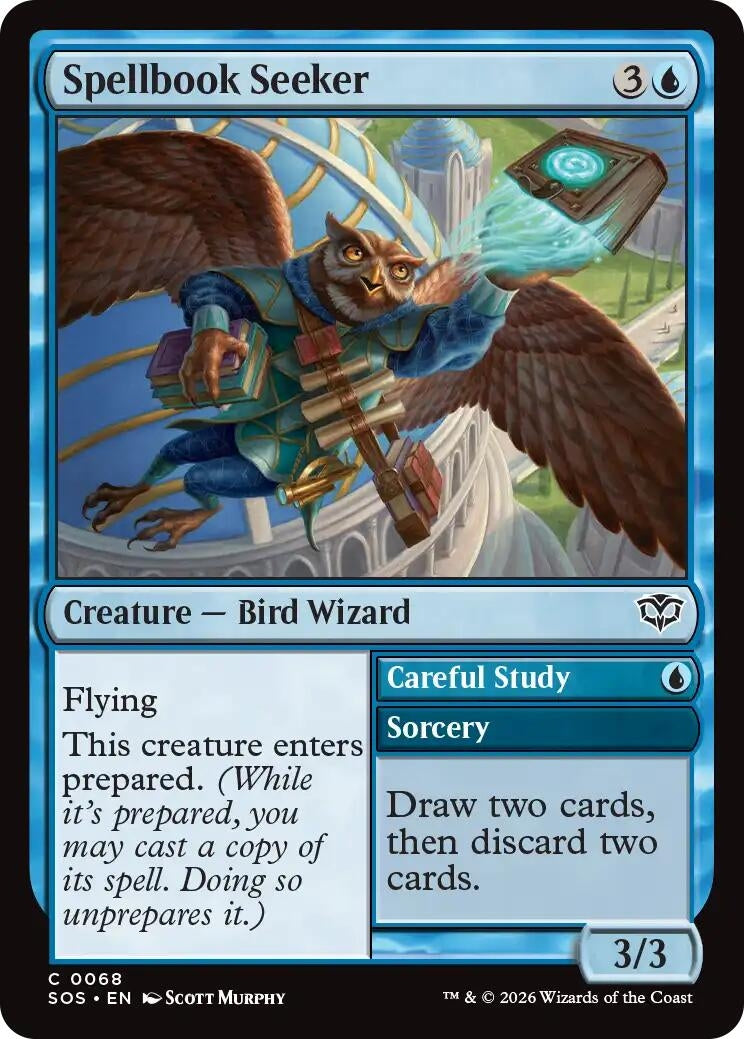 Image for Spellbook Seeker (Secrets of Strixhaven) (68) - Magic: The Gathering