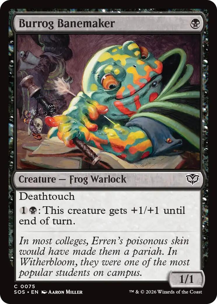 Image for Burrog Banemaker (Secrets of Strixhaven) (75) - Magic: The Gathering