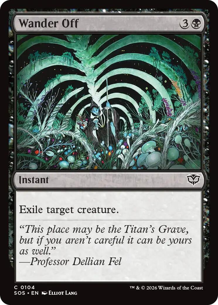 Image for Wander Off (Secrets of Strixhaven) (104) - Magic: The Gathering