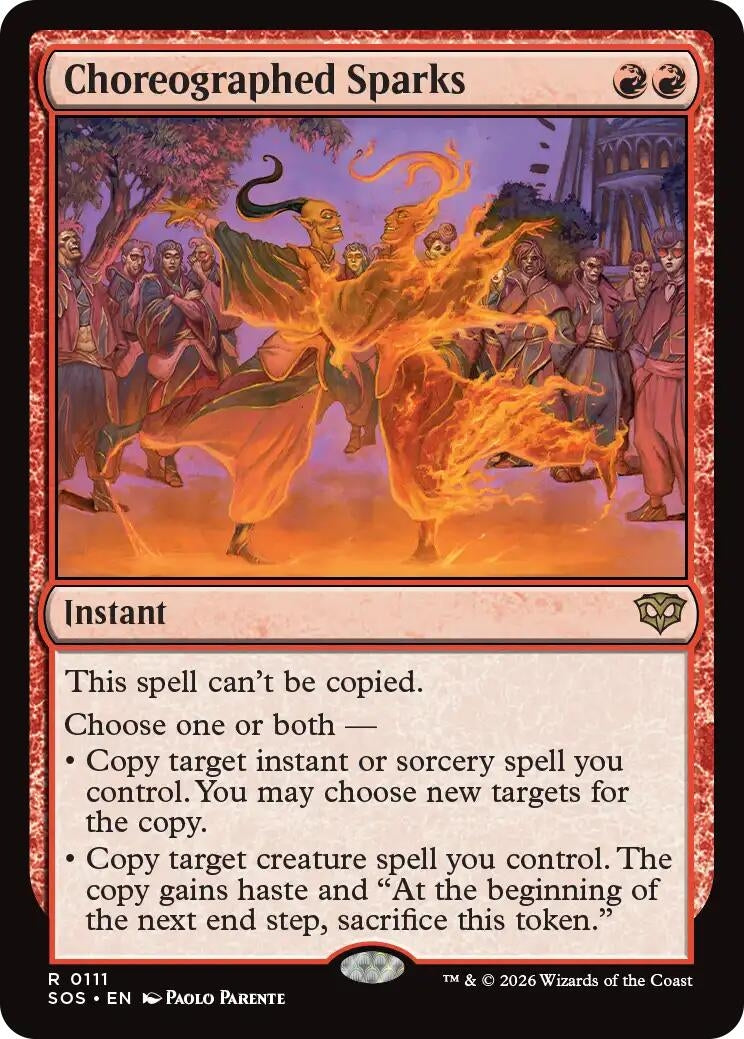 Image for Choreographed Sparks (Secrets of Strixhaven) (111) - Magic: The Gathering