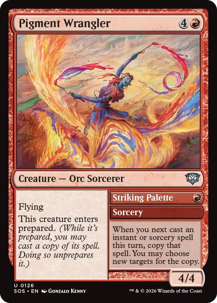 Image for Pigment Wrangler (Secrets of Strixhaven) (126) - Magic: The Gathering
