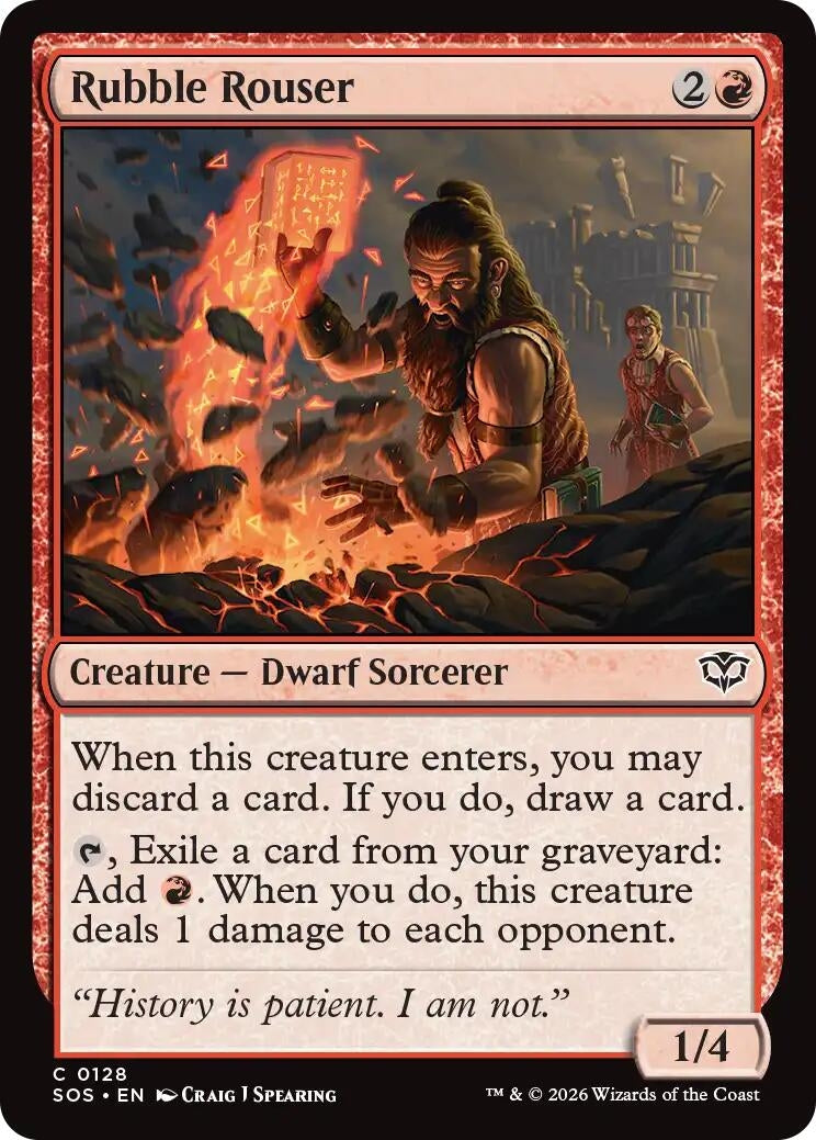 Image for Rubble Rouser (Secrets of Strixhaven) (128) - Magic: The Gathering