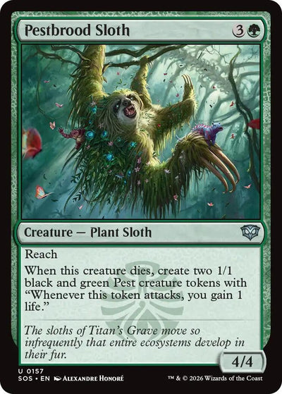 Pestbrood Sloth (Secrets of Strixhaven) (157)