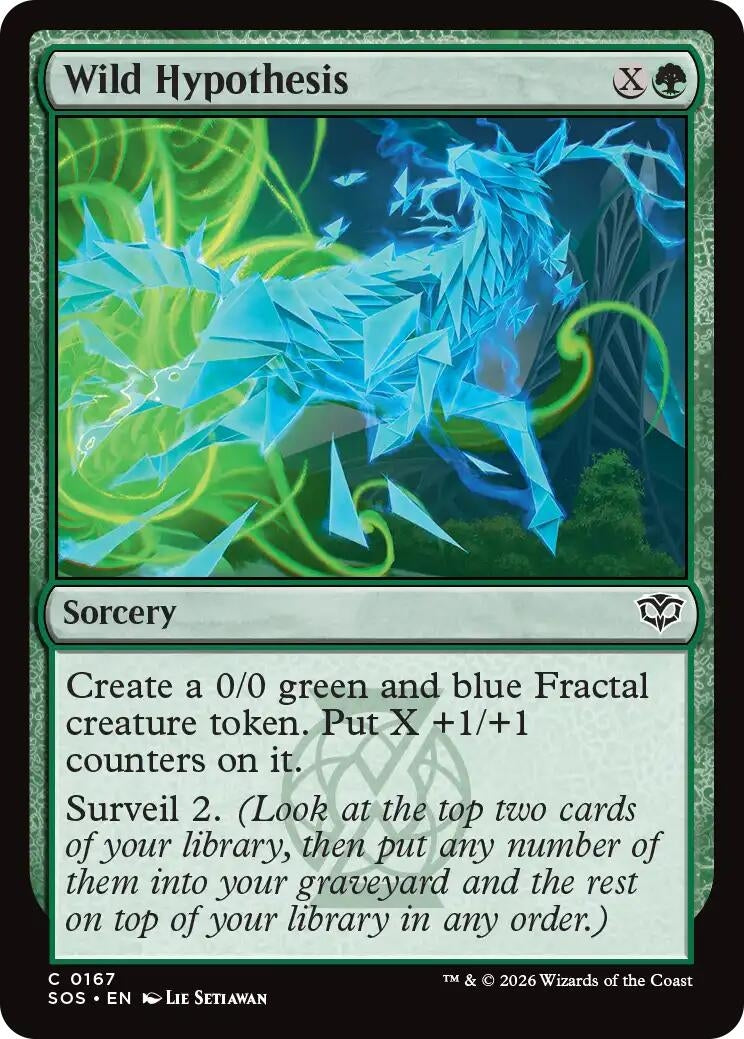 Image for Wild Hypothesis (Secrets of Strixhaven) (167) - Magic: The Gathering