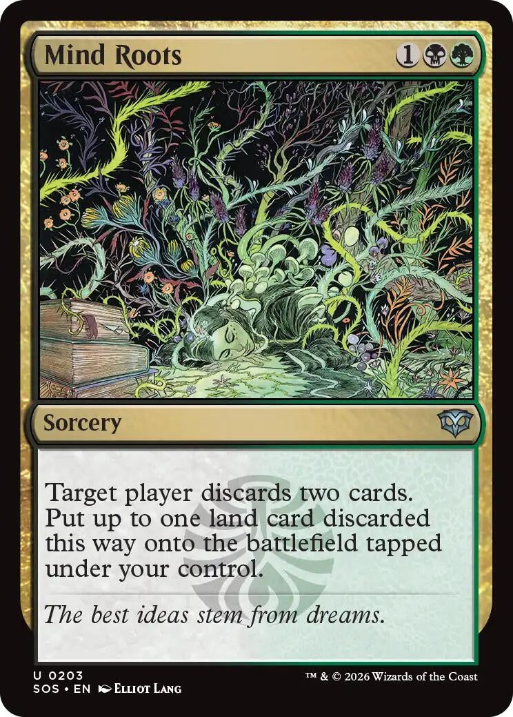 Image for Mind Roots (Secrets of Strixhaven) (203) - Magic: The Gathering