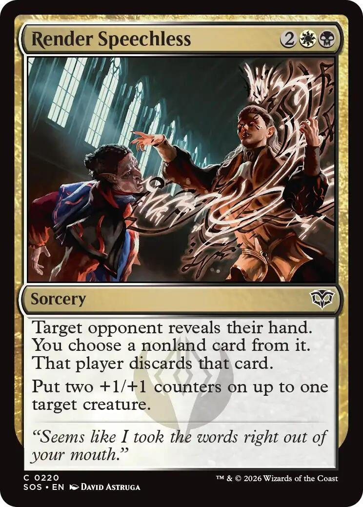 Image for Render Speechless (Secrets of Strixhaven) (220) - Magic: The Gathering