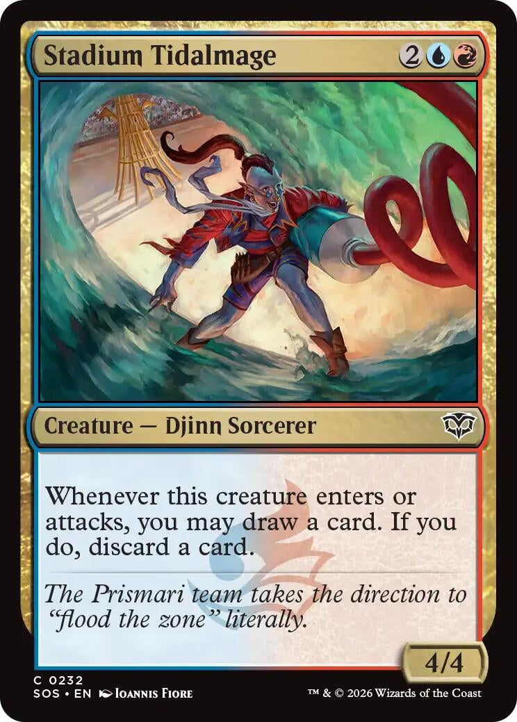Image for Stadium Tidalmage (Secrets of Strixhaven) (232) - Magic: The Gathering