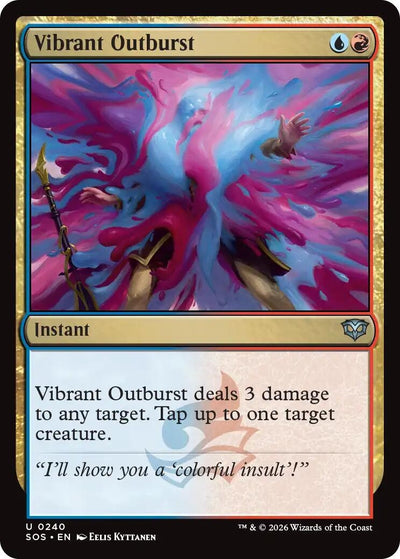 Vibrant Outburst (Secrets of Strixhaven) (240)