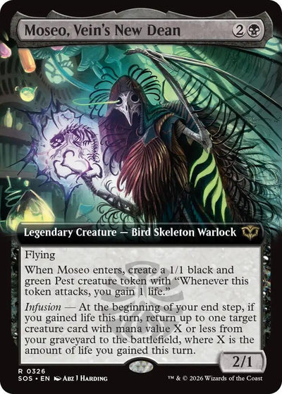 Moseo, Vein's New Dean (Extended Art) (Secrets of Strixhaven) (326)